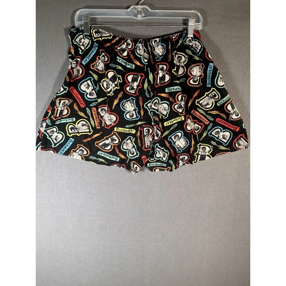 Vintage Buckwheat Marlin Tease Boxer Sleep Shorts Size XL USA Made Little Rascal